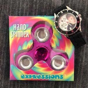 COPY - Justin Bieber Watch & Hand Spinner